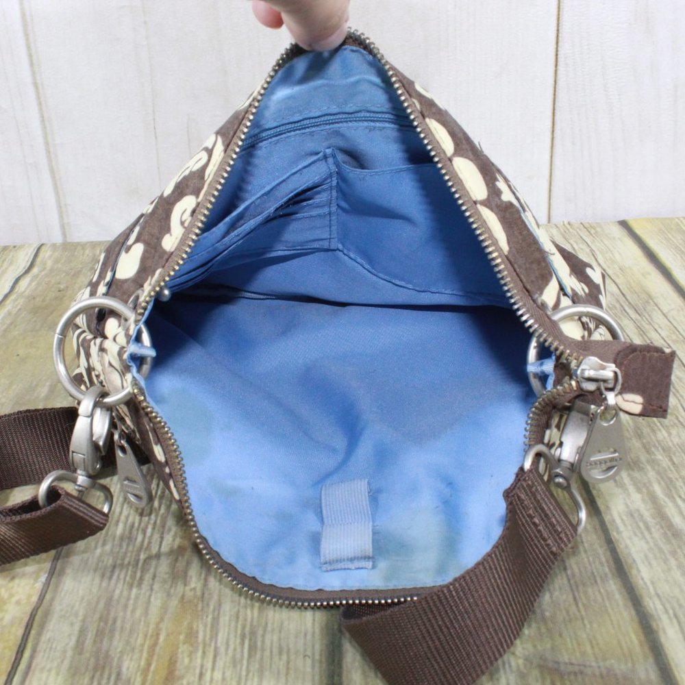 BAGGALLINI Printed Nylon Crossbody Shoulder Bag - Picture 10 of 11